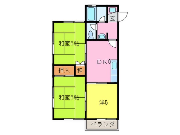 シャトレハイツの物件間取画像